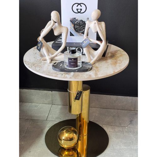 Luna Side Table (Gold)