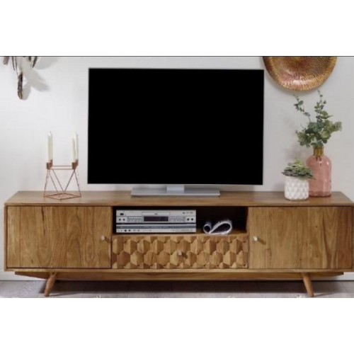 Grayson Mango Wood TV Unit/Plasma Stand (188 cm)