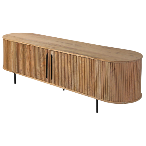 Tavlo Acacia Wood TV Unit/Plasma Stand (175 cm)