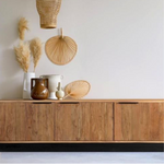 Vara Acacia Wood TV Unit/Plasma Stand (175 cm)