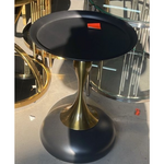 Spiro Side Table (Black/Gold)