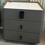 Monaco 3 x Drawer Pedestal (Available in Grey or Beige)