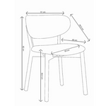 Miles Natural Wood Dining Chair (Natural)