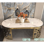 Lea Marble Coffee Table (Gold) 130 cm