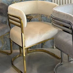 Tiffany Dining Chair (Available in Gold or Silver frames)