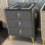 Harvey 3 Drawer Smart Pedestal (Available in Grey or Beige)