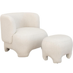 Nala Occasional Chair with matching ottoman (Tranquil)