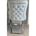 Clifton Velvet Dining Chair (Available in Beige or Grey)
