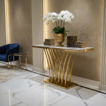 Audrey Console/Entryway Table (Available in Gold or Silver)