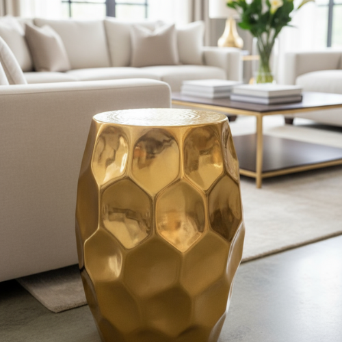 Bennett Honeycomb Side Table (40 H cm)
