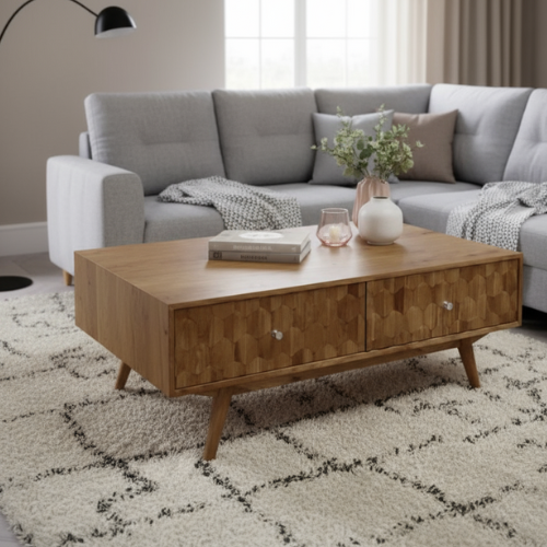 Grayson Mango Wood Coffee Table (120 cm)