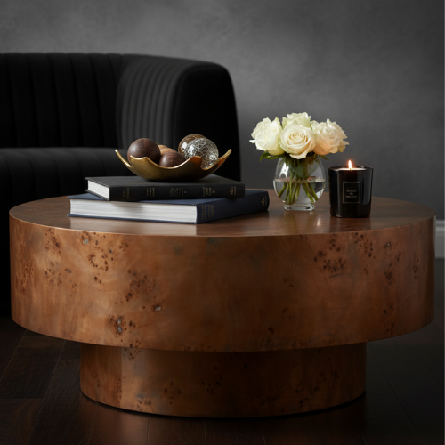Trevi Fir Wood Coffee Table (91 cm)