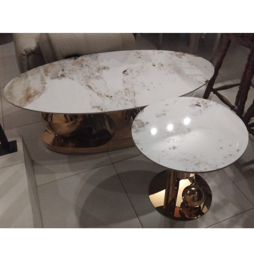 PROMO DEAL - Serenity Coffee Table (Available in Gold or Black) RECEIVE YOUR FREE MATCHING LUNA SIDE TABLE!