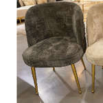Carlos Textured Fabric Dining Chair (Available in Beige or Off white)