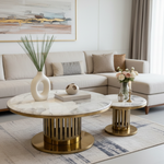 Sumatra Coffee Table and matching side table Set (90/50 cm)