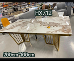 Bellissima Marble Dining Table (200 cm) Gold