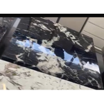The Nubia Marble Coffee Table (100 cm) Black/White