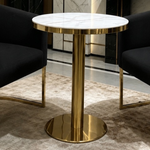 The Savoy Sip Table (60 D cm) Gold