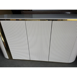 Hanso Lux Marble Sideboard (150 cm) Available in Off White/Gold or Dark Grey/Silver