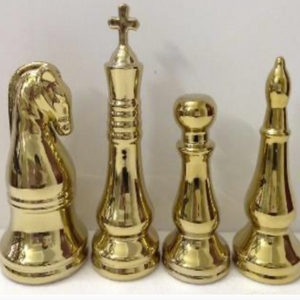 Chess ornament/Pieces (Gold)