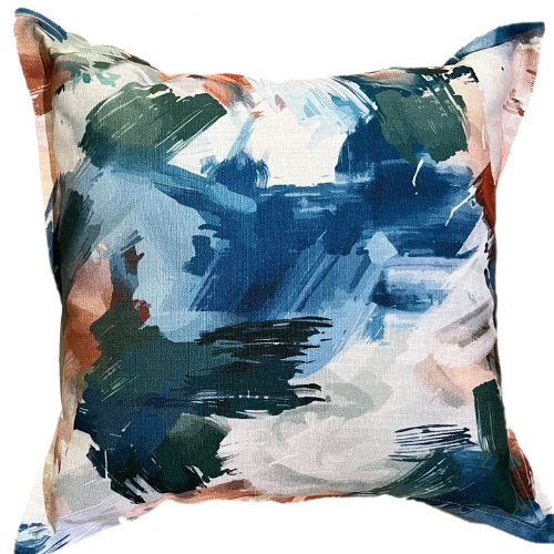 Indigo Sweep Cushion