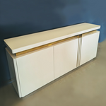 Chennai Glossy White Sideboard/Server (180 cm) Gold