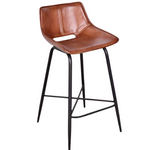 Caisley Full Leather Bar Stool