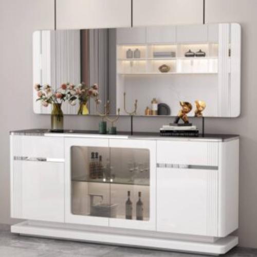 Kenya White Glossy Server/Sideboard (180 cm)