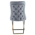 Clifton Velvet Dining Chair (Available in Beige or Grey)