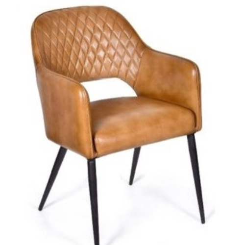 Regent Full Leather Dining Chair (85 H cm)