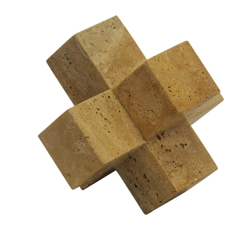 Marble Decor Object (Travertine) 18 cm