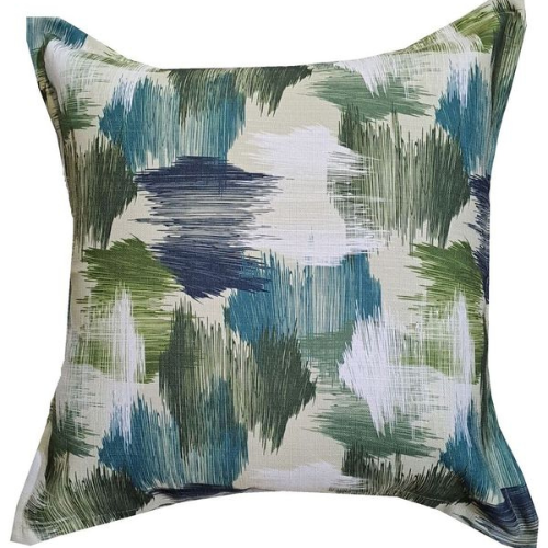 Duck Egg Smudge Cushion