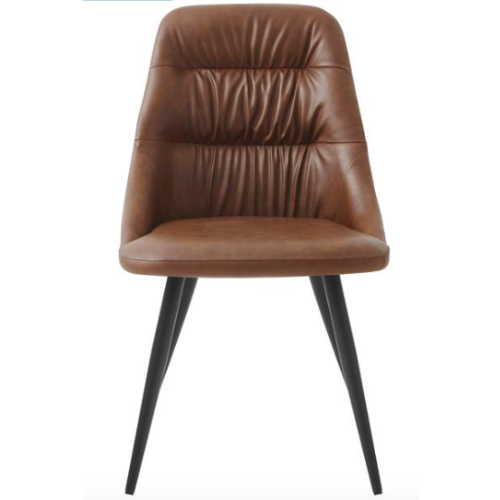 Brooklyn PU Leather Dining Chair (Available in Brown or Tan)