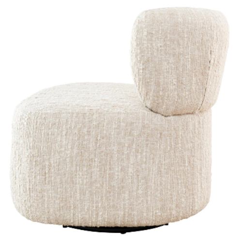 Thalia Swivel Chair (Clarisse Almond)