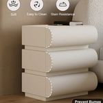 Amara 3 Drawer Pedestal (Available in White or Black)