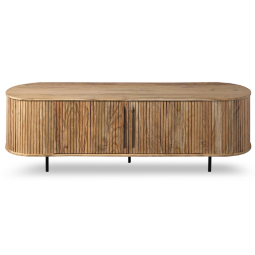 Tavlo Acacia Wood TV Unit/Plasma Stand (175 cm)