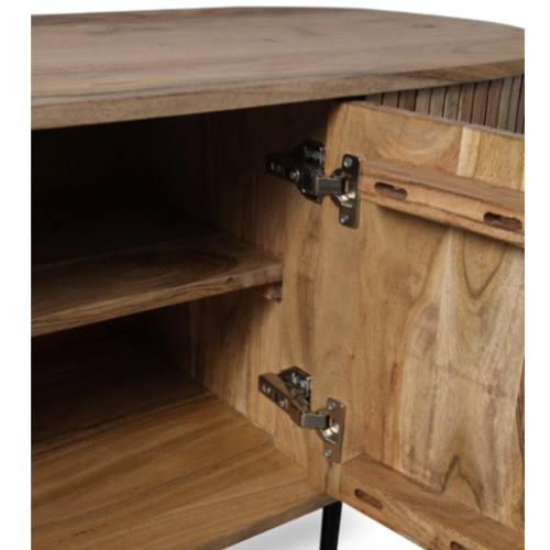 Tavlo Acacia Wood TV Unit/Plasma Stand (175 cm)