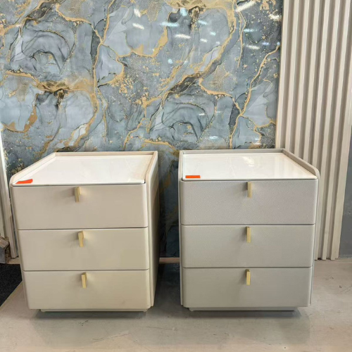 Mason 3 x Drawer Pedestal (Available in Light Grey or Beige)