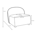 Gail Textured Fabric Chair