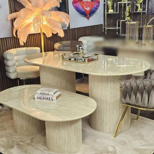 Luminance Marble Coffee Table (130 cm)