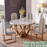 Camellia Velvet Dining Chair (Available in Grey or White)
