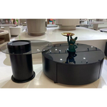 Calloway Coffee Table with matching Side Table Set (90/60 cm)