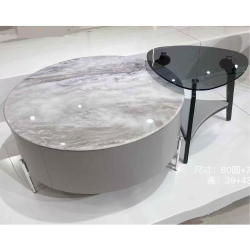 PROMO DEAL - Alora Coffee Table with matching Side Table Set + RECEIVE 2 X FREE DECOR DUMMY BOOKS!