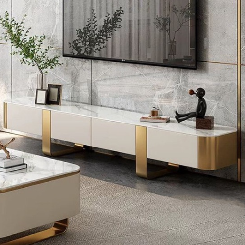 Lisbon Marble TV Unit/Plasma Stand (200 cm)