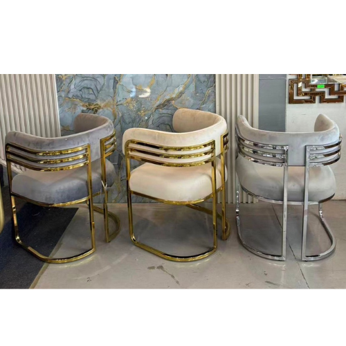 Tiffany Dining Chair (Available in Gold or Silver frames)