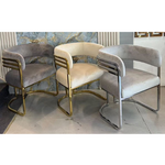 Tiffany Dining Chair (Available in Gold or Silver frames)