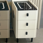 Nina Smart 3 Drawer Smart Pedestal (Available in Grey, Brown or Off White)