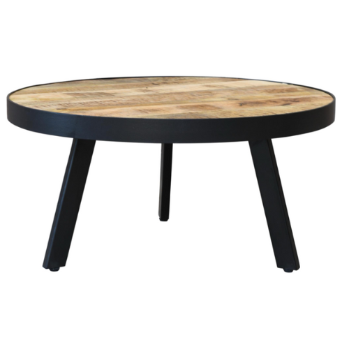 Toby Coffee Tables (Set of 2) Solid Mango Wood/Metal