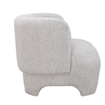 Nala Occasional Chair with matching ottoman (Taupe)
