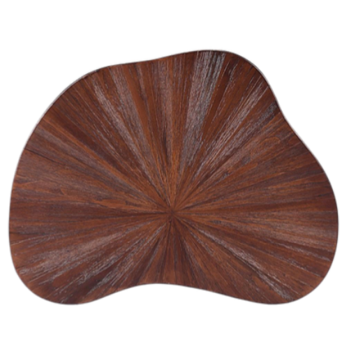 Malta Nesting coffee tables (Set of 2) Rust Brown Finish